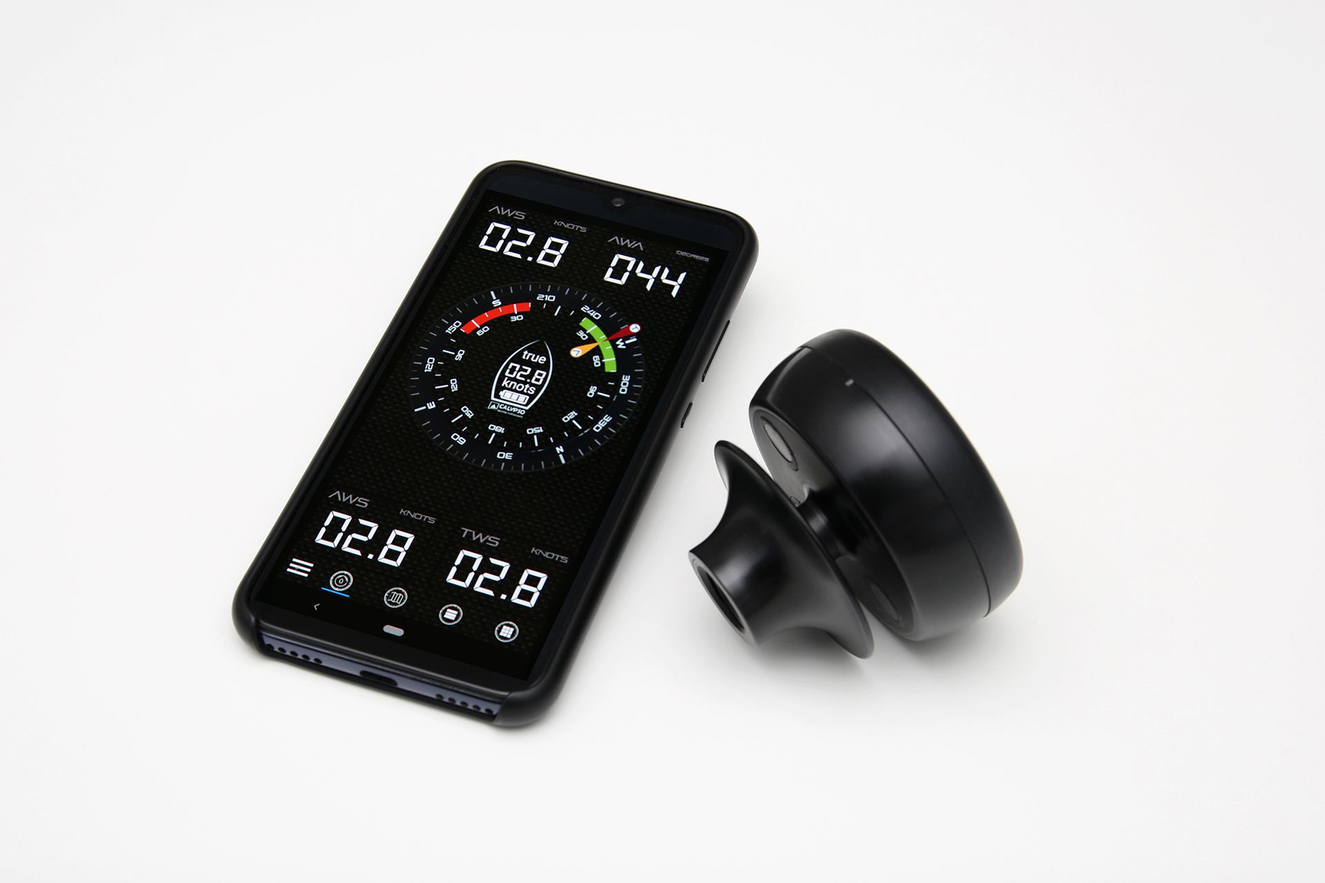 Anemotracker app Calypso Instruments